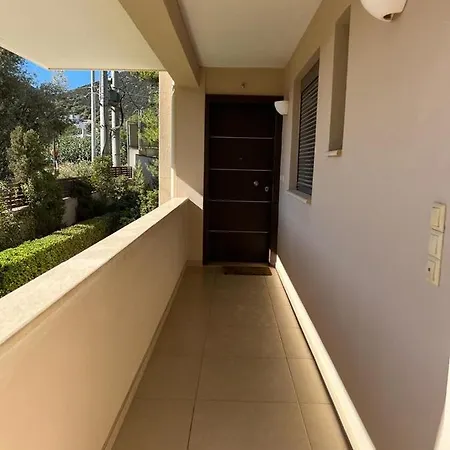 Pool Apartment 5 Minutes Walk From Beach Porto Rafti Exterior photo